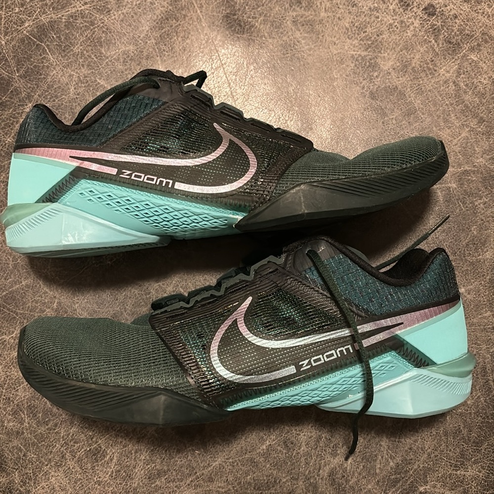 Nike Zoom Metcon Teal/Aqua weightlifting sneakers